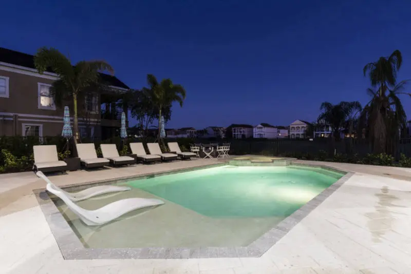 Reunion Resort 6 bed luxury villa walk in pool