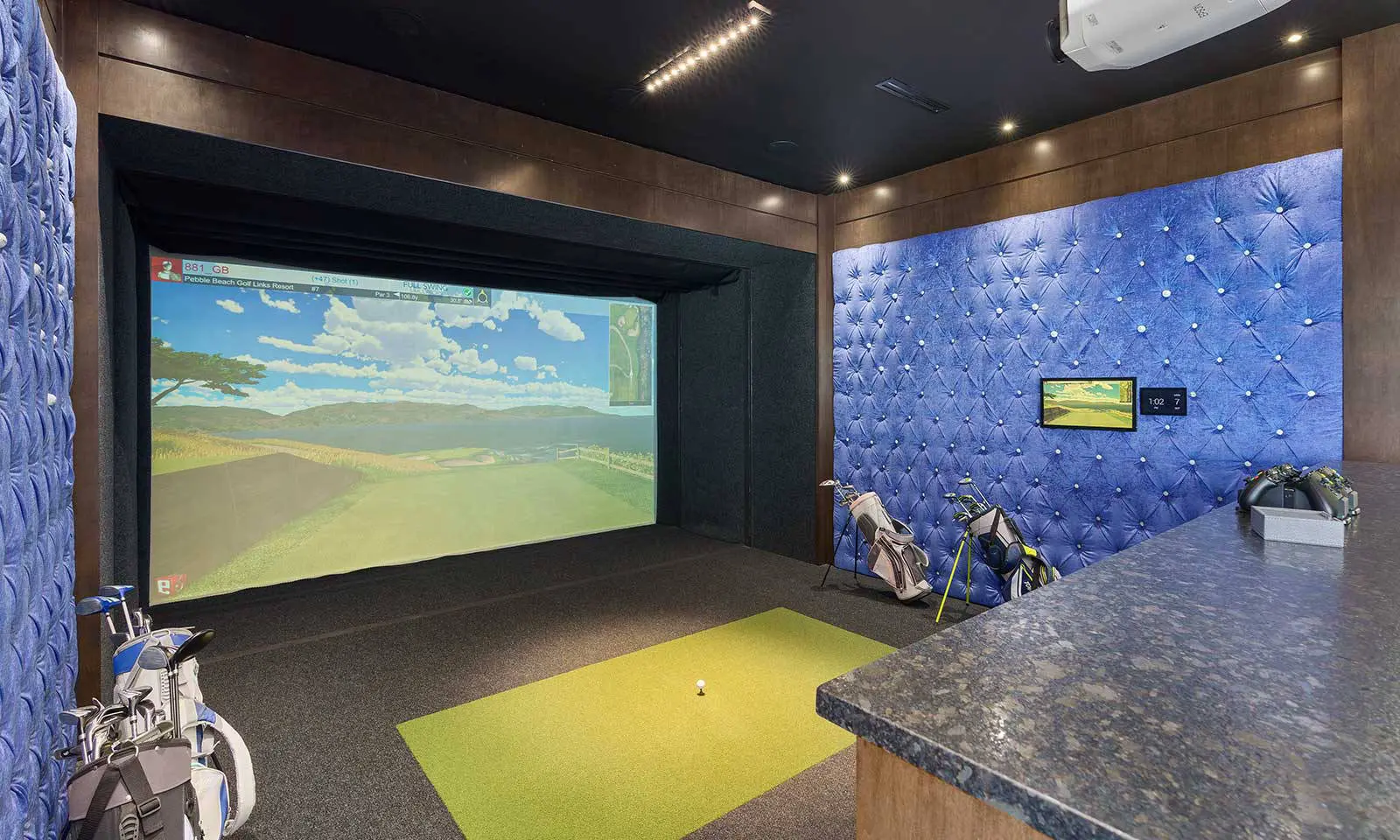 Reunion Resort golf simulator villa to rent