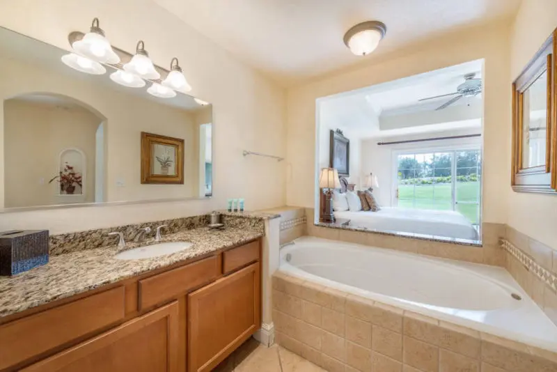 Reunion rental condo master bath