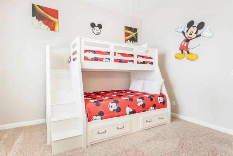 Disney themed bedroom orlando rental