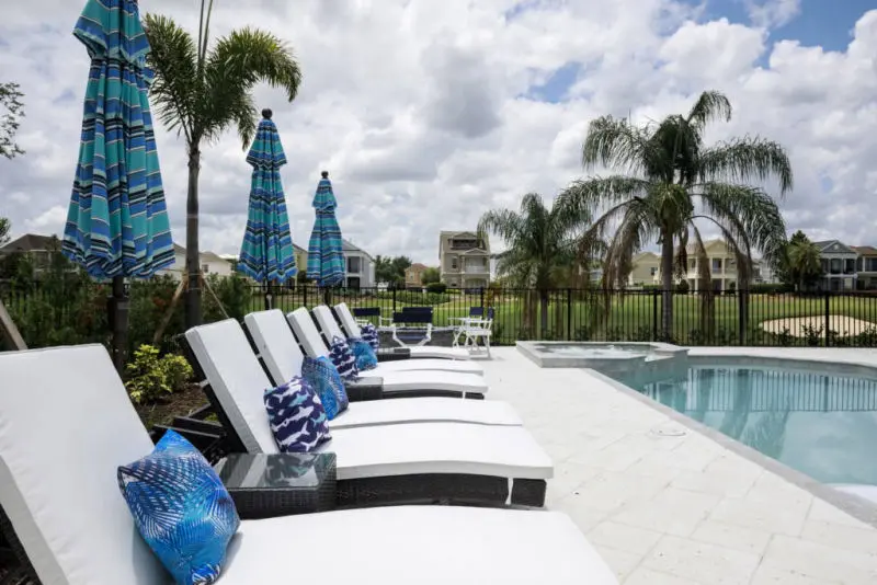 Reunion Resort 6 bed luxury villa heated pool
