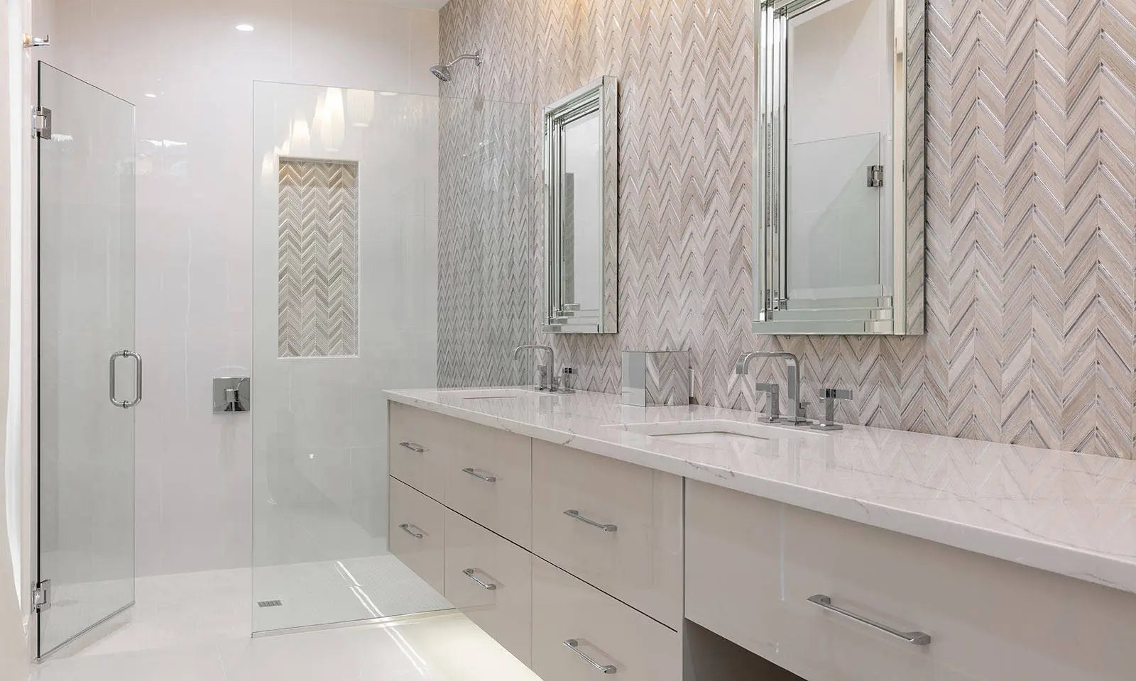 Disney luxury villa rental marble bathroom