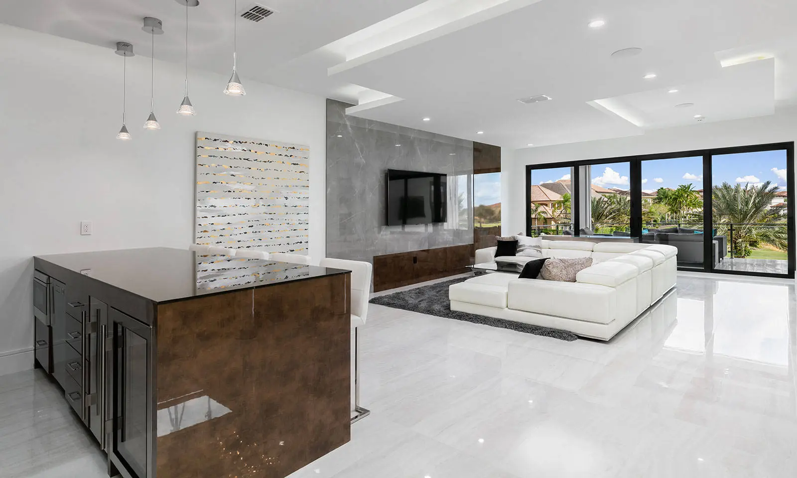 orlando luxury villa rental marble floor