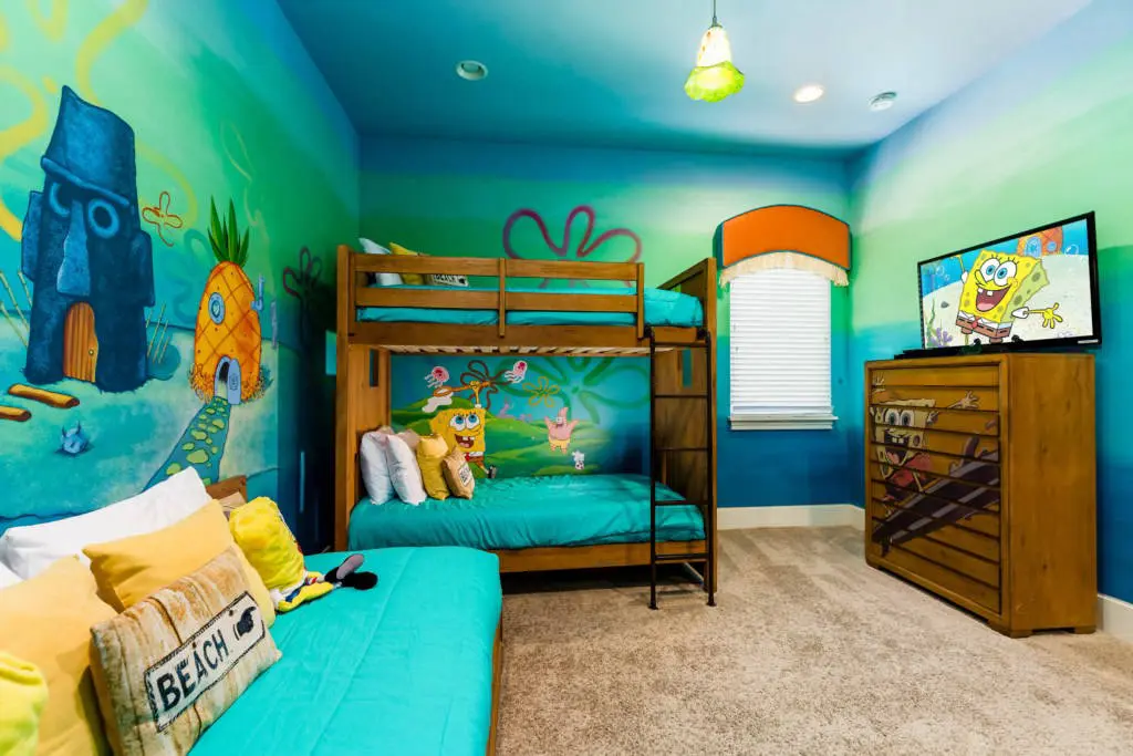 orlando luxury villa spongebob bedroom